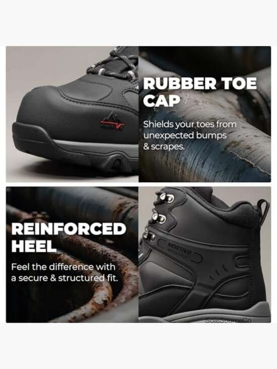 Waterproof Steel Toe Work Boots Slip Resistant Industrial Safety Boots main image 7